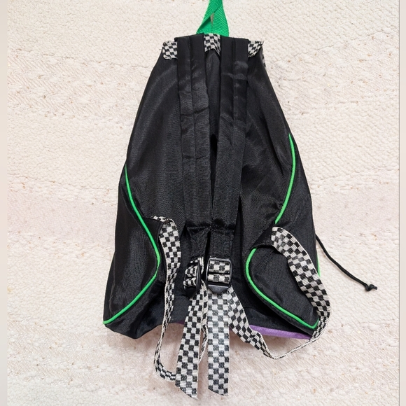 Disney The Nightmare Before Christmas Backpack Lock Shock Barrel Checkered - Picture 8 of 12